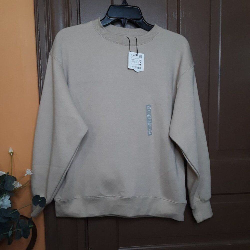 Zara Big Kid Tan Sweatshirt Size 13-14y
